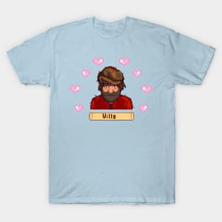 Willy with Hearts T-Shirt